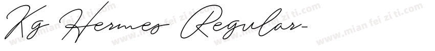 Kg Hermes Regular字体转换